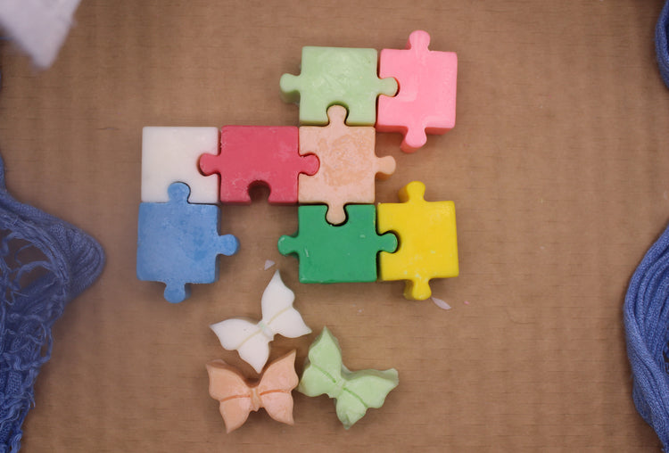 Puzzle Piece, Butterfly and Mini-Melts