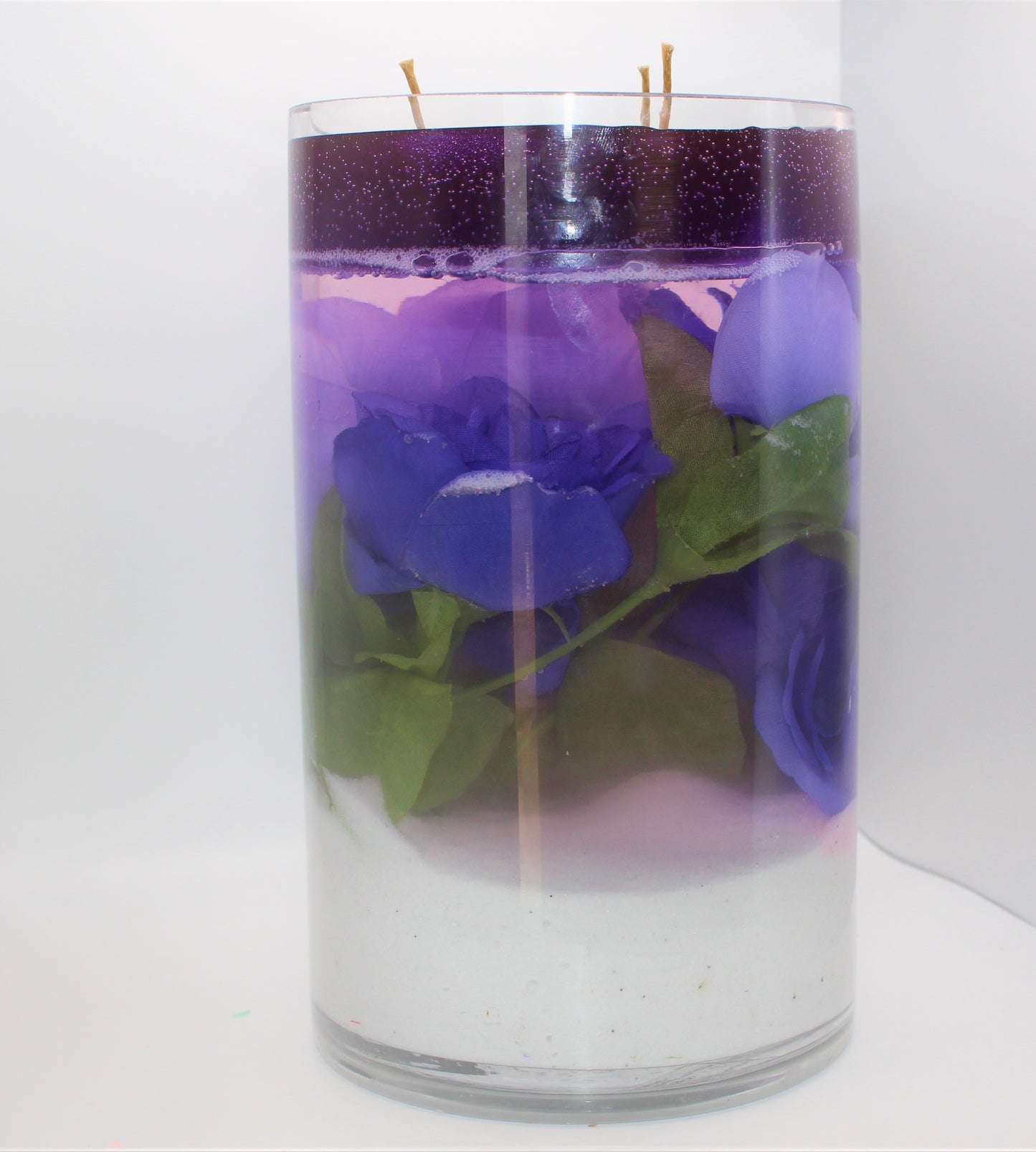 Vanilla Water Flowers Gel Wax/Water Candle