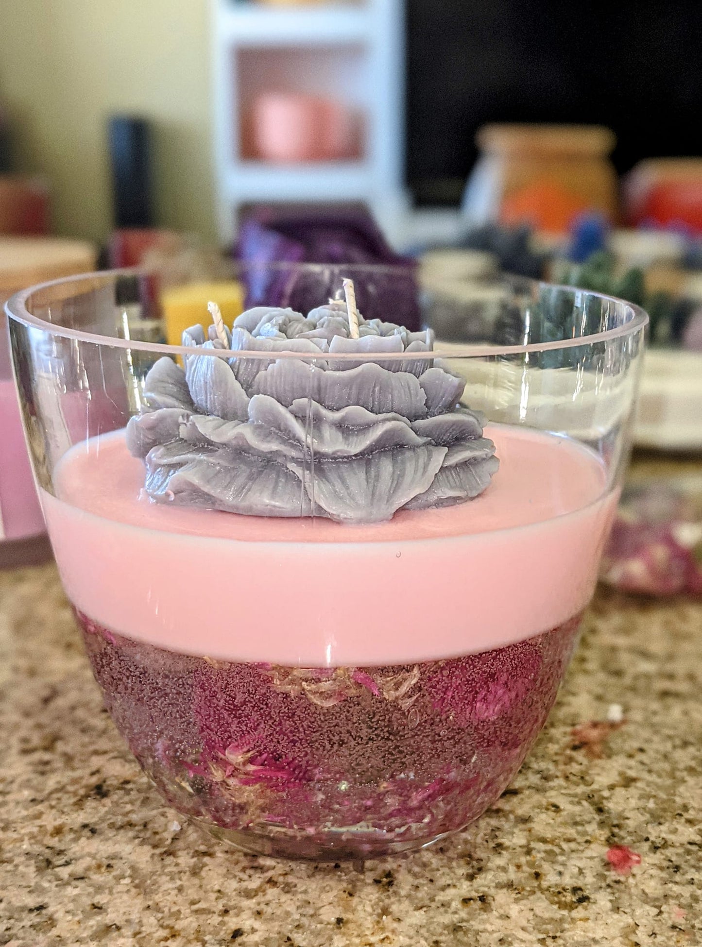 Flower Glass Bowl